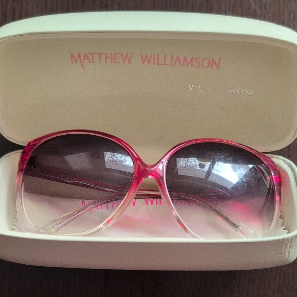 Matthew Williamson Vibrant Pink Sunglasses